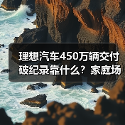 理想汽车450万辆交付破纪录靠什么?家庭场景真能打?(图3) 理想汽车450万辆交付破纪录靠什么?家庭场景真能打?(图3)