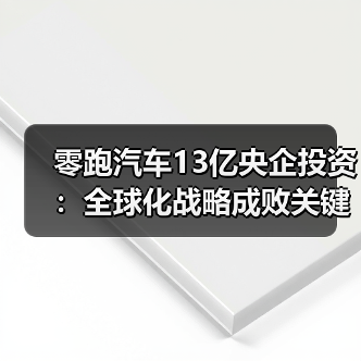 零跑汽车13亿央企投资：全球化战略成败关键在本地化研发（图4）