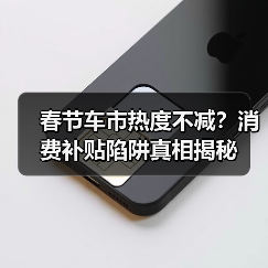 春节车市热度不减?消费补贴陷阱真相揭秘(图4) 春节车市热度不减?消费补贴陷阱真相揭秘(图4)