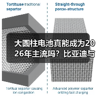 大圆柱电池真能成为2026年主流吗?比亚迪与特斯拉的较量暗藏玄机(图1) 大圆柱电池真能成为2026年主流吗?比亚迪与特斯拉的较量暗藏玄机(图1)