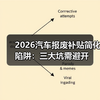 2026汽车报废补贴简化陷阱：三大坑需避开（图2）