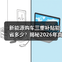 新能源购车三重补贴能省多少？揭秘2026年真实省钱攻略（图2）