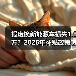 报废换新能源车损失1.8万？2026年补贴政策怎么算？（图1）