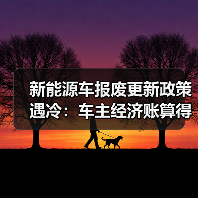 新能源车报废更新政策遇冷：车主经济账算得清楚（图1）