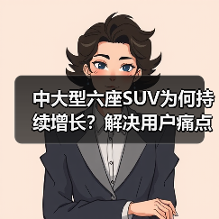 中大型六座SUV为何持续增长?解决用户痛点成新逻辑(图1) 中大型六座SUV为何持续增长?解决用户痛点成新逻辑(图1)
