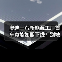奥迪一汽新能源工厂首车真能如期下线?别被PPT骗了(图4) 奥迪一汽新能源工厂首车真能如期下线?别被PPT骗了(图4)