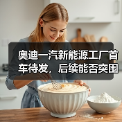 奥迪一汽新能源工厂首车待发,后续能否突围?(图1) 奥迪一汽新能源工厂首车待发,后续能否突围?(图1)