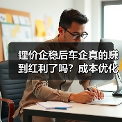 锂价企稳后车企真的赚到红利了吗?成本优化或成市场拐点(图4) 锂价企稳后车企真的赚到红利了吗?成本优化或成市场拐点(图4)