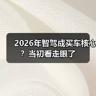 2026年智驾成买车核心?当初看走眼了(图3) 2026年智驾成买车核心?当初看走眼了(图3)