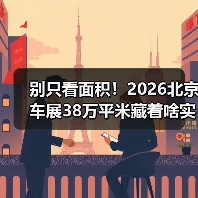别只看面积!2026北京车展38万平米藏着啥实用干货?(图3) 别只看面积!2026北京车展38万平米藏着啥实用干货?(图3)