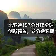 比亚迪157分登顶全球创新榜首,这分数究竟意味着什么?(图1) 比亚迪157分登顶全球创新榜首,这分数究竟意味着什么?(图1)