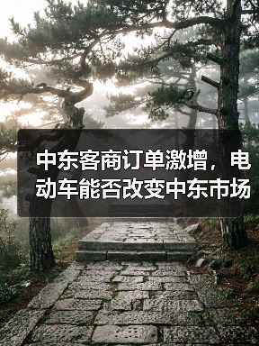 中东客商订单激增,电动车能否改变中东市场?(图1) 中东客商订单激增,电动车能否改变中东市场?(图1)