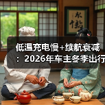 低温充电慢+续航衰减:2026年车主冬季出行大痛点解析(图1) 低温充电慢+续航衰减:2026年车主冬季出行大痛点解析(图1)