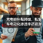 充电桩补贴持续,私家车电动化渗透率还能涨吗?(图3) 充电桩补贴持续,私家车电动化渗透率还能涨吗?(图3)