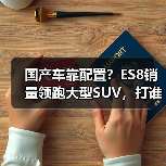 国产车靠配置?ES8销量领跑大型SUV,打谁脸?(图4) 国产车靠配置?ES8销量领跑大型SUV,打谁脸?(图4)