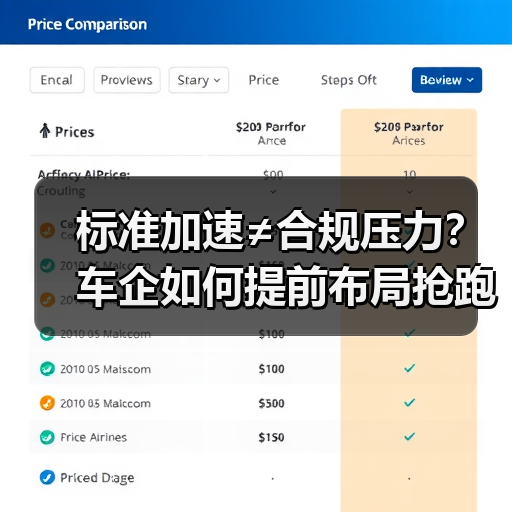标准加速≠合规压力？车企如何提前布局抢跑？（图4）