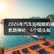 2026年汽车短视频拍摄套路揭秘:6个镜头如何让试驾视频像真体验?(图2) 2026年汽车短视频拍摄套路揭秘:6个镜头如何让试驾视频像真体验?(图2)