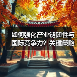 如何强化产业链韧性与国际竞争力?关键策略解析 如何强化产业链韧性与国际竞争力?关键策略解析