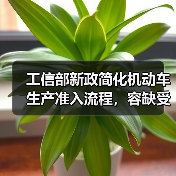 工信部新政简化机动车生产准入流程,容缺受理助企纾困(图4) 工信部新政简化机动车生产准入流程,容缺受理助企纾困(图4)