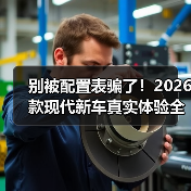 别被配置表骗了!2026款现代新车真实体验全解析(图3) 别被配置表骗了!2026款现代新车真实体验全解析(图3)