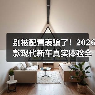 别被配置表骗了!2026款现代新车真实体验全解析(图4) 别被配置表骗了!2026款现代新车真实体验全解析(图4)
