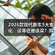 2026款现代新车5大变化:该等还是该买?购车策略全解析(图3) 2026款现代新车5大变化:该等还是该买?购车策略全解析(图3)