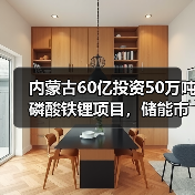 内蒙古60亿投资50万吨磷酸铁锂项目,储能市场需求激增?(图2) 内蒙古60亿投资50万吨磷酸铁锂项目,储能市场需求激增?(图2)