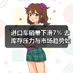 进口车销量下滑7% 去库存压力与市场趋势如何演变 进口车销量下滑7% 去库存压力与市场趋势如何演变