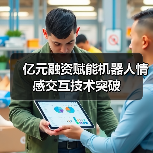 亿元融资赋能机器人情感交互技术突破 亿元融资赋能机器人情感交互技术突破
