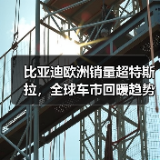 比亚迪欧洲销量超特斯拉,全球车市回暖趋势明显 比亚迪欧洲销量超特斯拉,全球车市回暖趋势明显