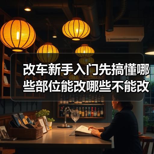 改车新手入门先搞懂哪些部位能改哪些不能改