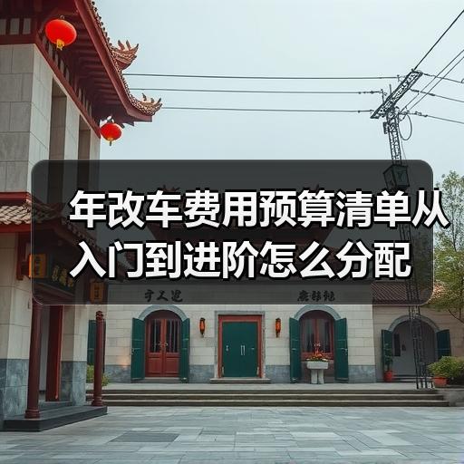 年改车费用预算清单从入门到进阶怎么分配
