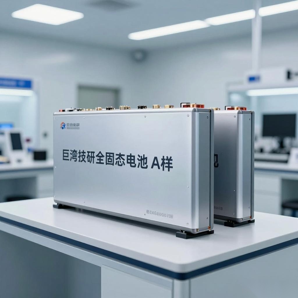 巨湾技研全固态电池A样电芯成功下线