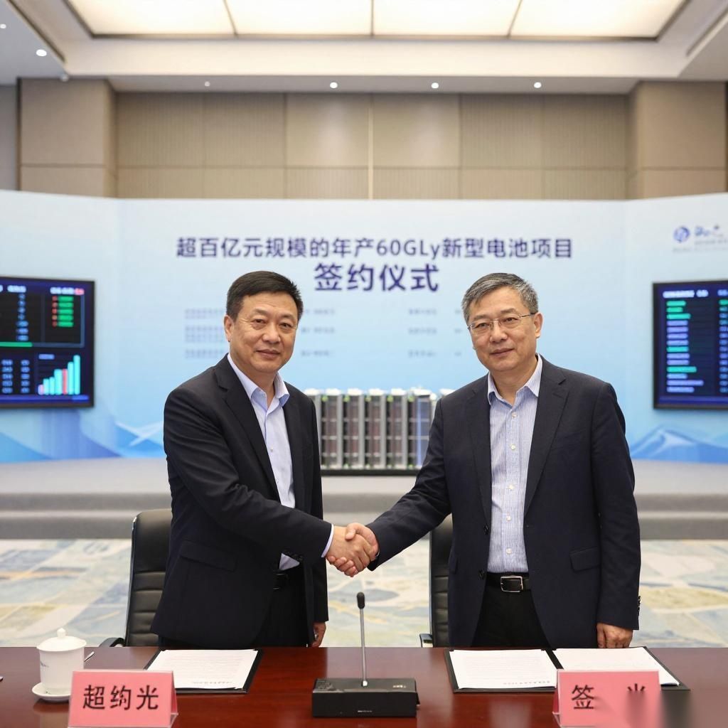 超百亿元！年产60GWh新型电池项目签约浙江嘉兴