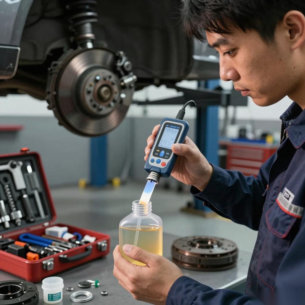 汽车安全的核心:刹车油含水量检测的重要性与实践指南 汽车安全的核心:刹车油含水量检测的重要性与实践指南