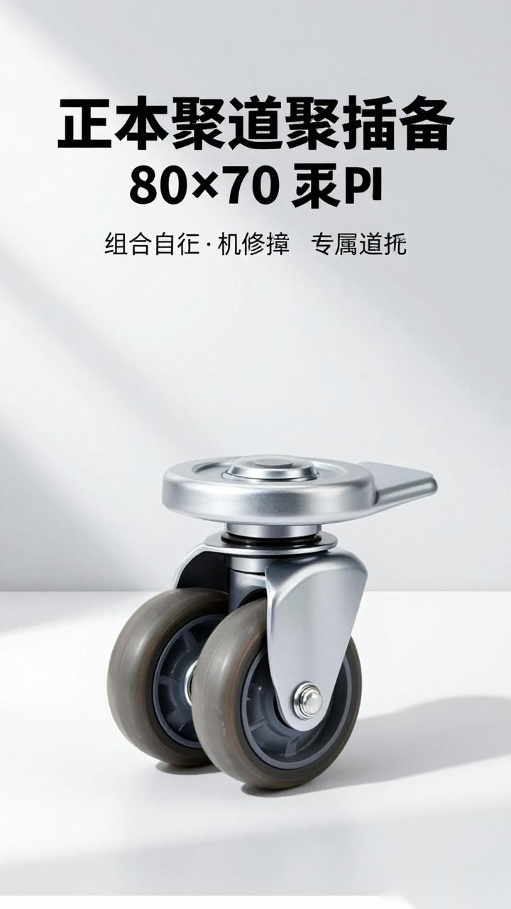 80×70PU聚氨脂搬运车脚轮热卖，关键细节别忽略