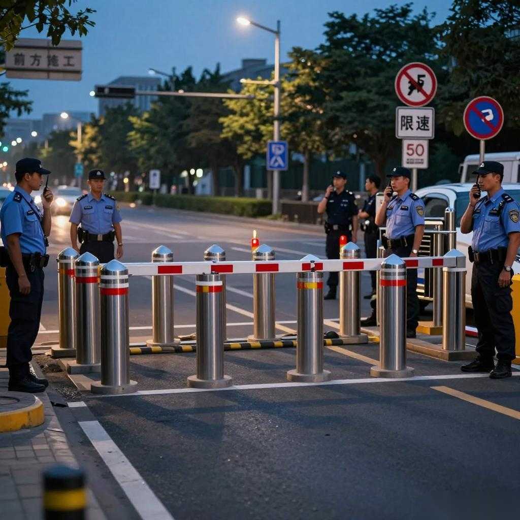 供应升降柱、升降路障、升降路桩、路障